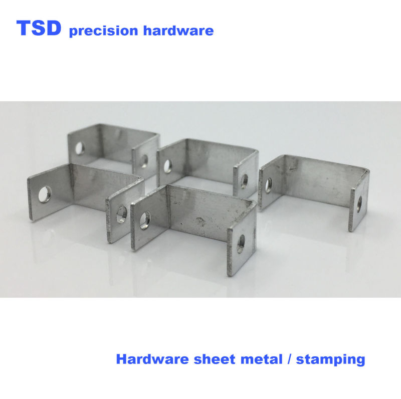 Custom Stainless Steel Formed Spring Pipe Clamps / Hose Clamp, Metal Part Stamping