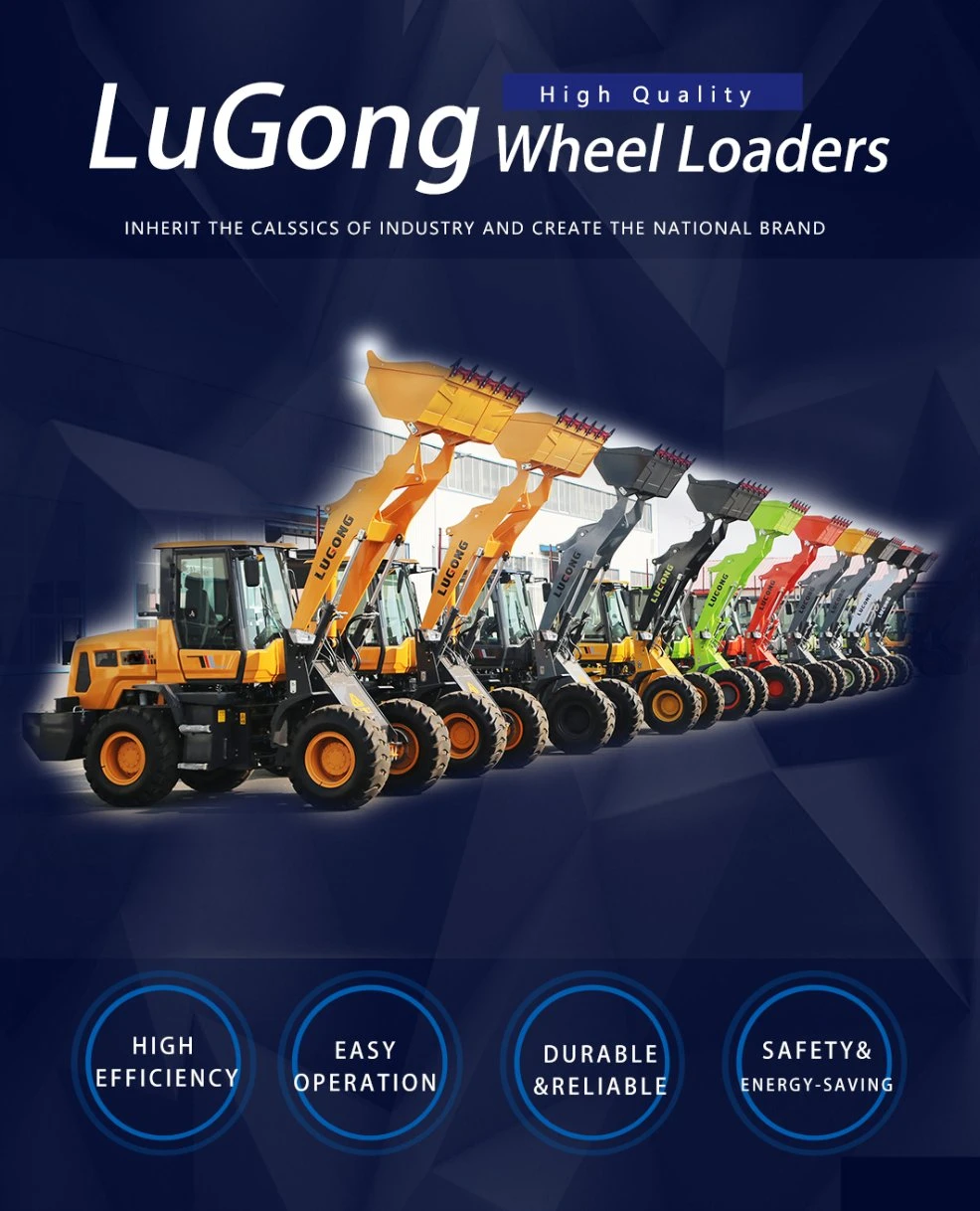 Lugong Front Wheel Loader LG940 Front End Wheel Loader