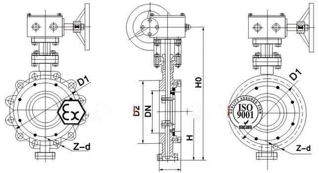 High Performance Metal Sealing Butterfly Valve