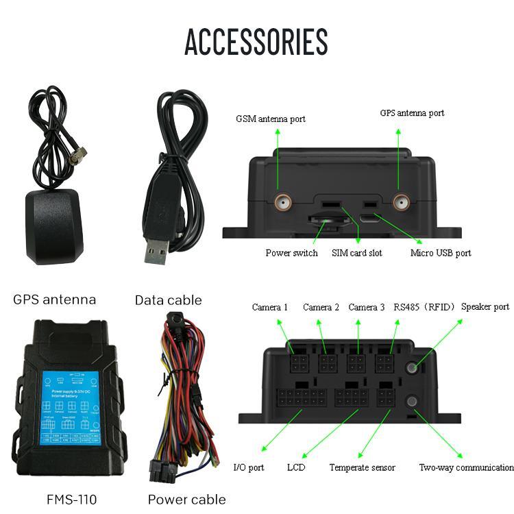 2g Vehicle Smart Terminal GPS Vehicle Tracker Fms-110