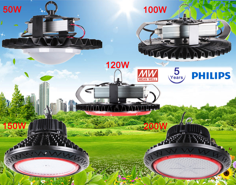 High Power LED Highbay Light for Gas Station Petrol Station Ceiling High Bay Light