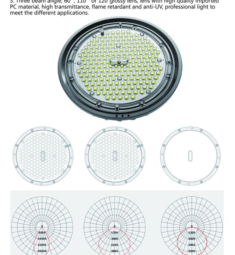 Factory Direct Supply High Power Down Light LED High Bay Light