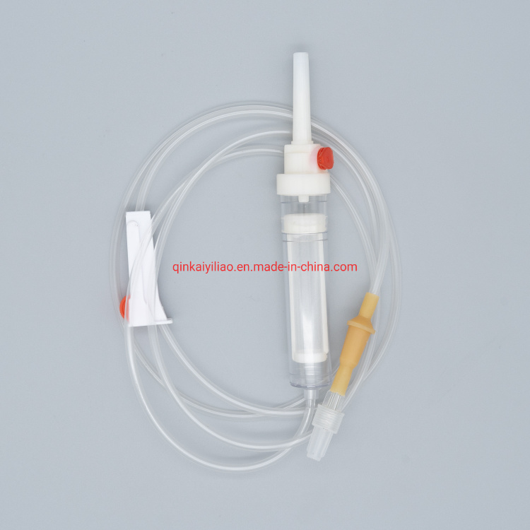 Disposable Infusion Set with Extension Tube Y Site Precise Regulator