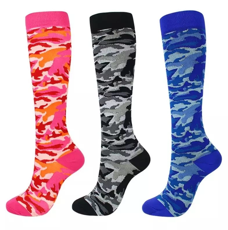 High Quality Knee High Compression Socks Fancy Style Sports Athletic Sock Unisex Custom Compression Socks