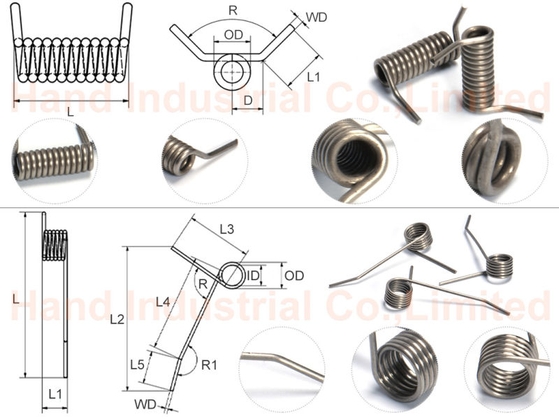 Factory Made Customized Torsion Spring and Tension Spring