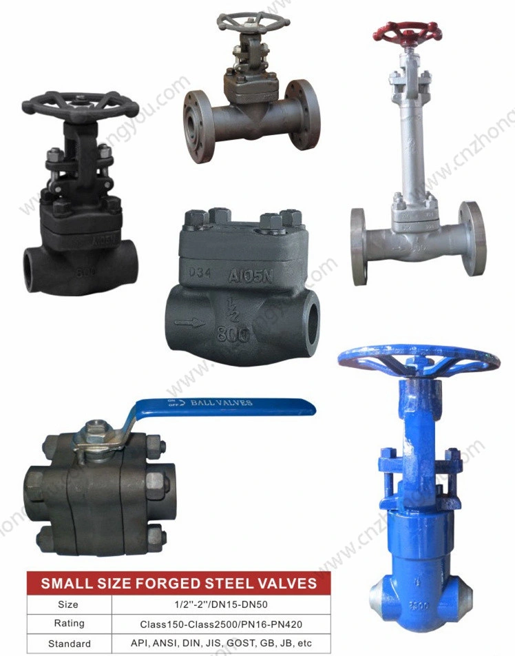 Handwheel Operated Ss Flanged Ends Extension Stem Forged Steel Gate Valve