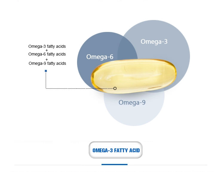 Lowering Blood Lipid OEM Omega 3 6 9 Softgel