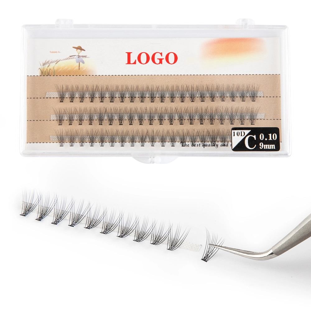 Wholesale Thick Long Cross Party False Eyelashes Black Band Lashes Natural Long False Eyelash Extension