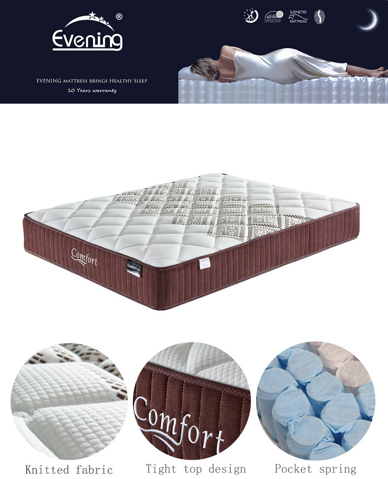 Classical Style European Italy Pocket Spring Mattress on Sale