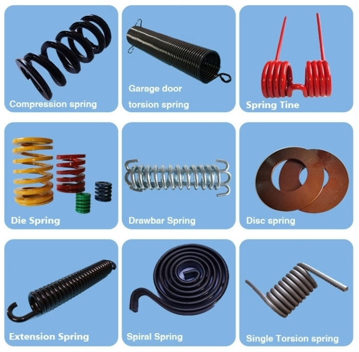 Heavy Duty Customized Galvanized Steel Garage Door Torsion Springs