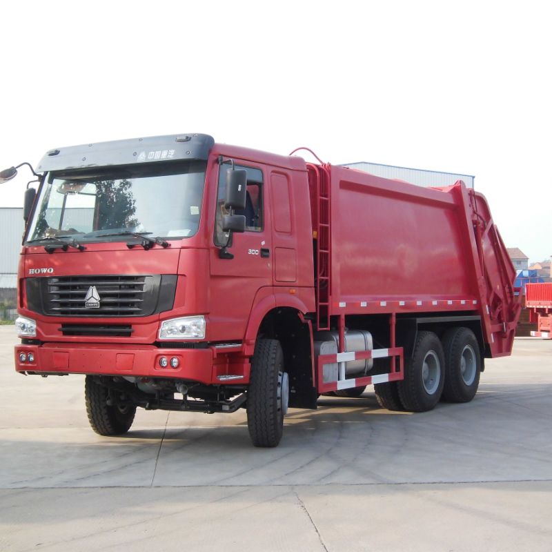 HOWO 6-Wheels 8 Tons Garbage Truck 12cbm Compression Garbage Truck