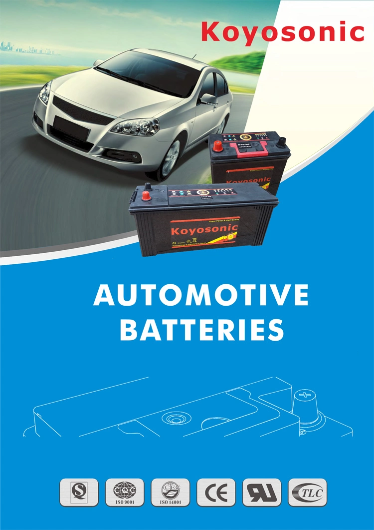 Batteria per auto N70 batterie al calcio da 12 V 70ah MF per uso automobilistico