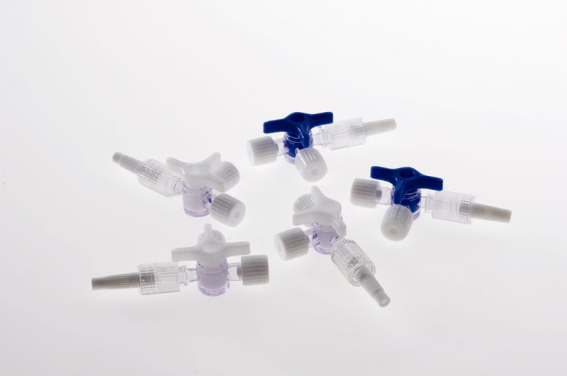 Disposable Medical Three Way Stopcock with Extension Tube