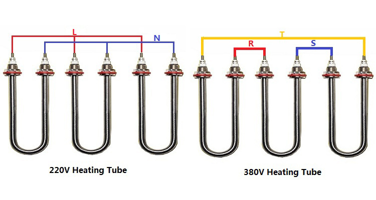 spiral Tubular Heater 304 Stainless Steel Coil Tube Liquip Heating Element