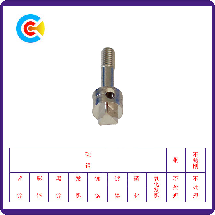 DIN/ANSI/BS/JIS Stainless-Steel 4.8/8.8/10.9 Galvanized Triangle Head Shrink Bar Lead Screw