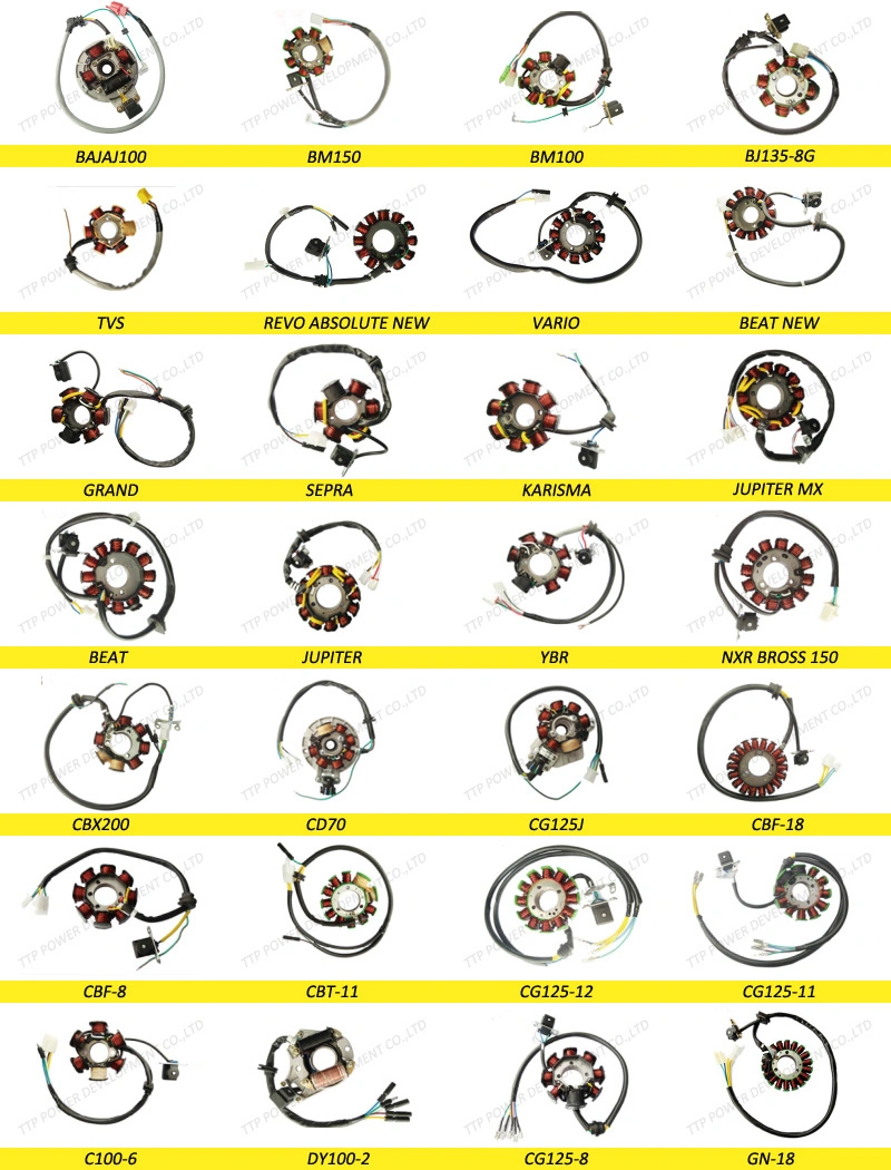 Gy6-50cc Motorcycle Electrical Parts Magneto Electric Stator Coil, Ignition Coil