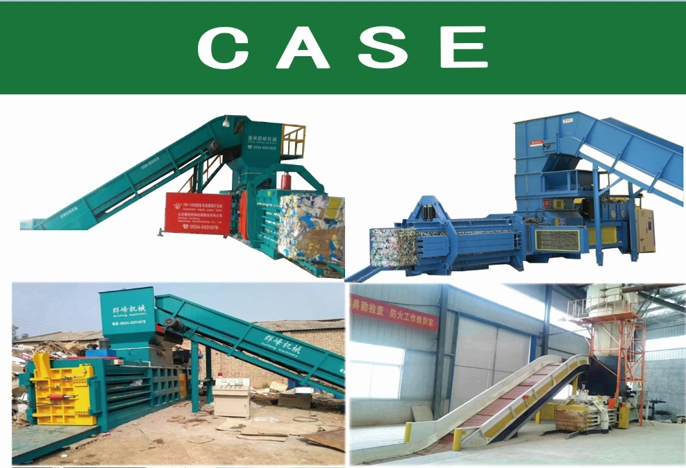 2019 New Fully Automatic Horizontal Carton Compress Baler Machine Cardboard Compress Baling Press