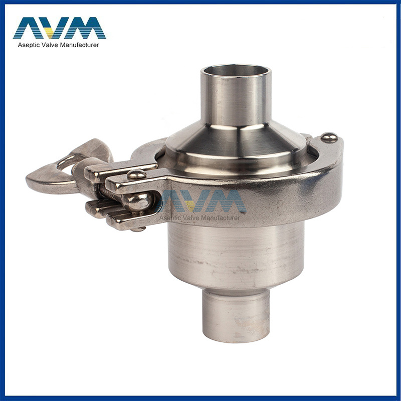 SS304 Stainless Steel Sanitary Check Valve with Spring Union Type