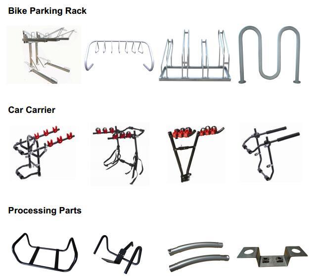 6 Bicycle Parking Rack Bike Storage Stand with Helmet Hanger