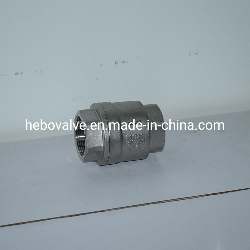 Stainless Steel Non Return Valve Spring Vertical Lift Check Valve