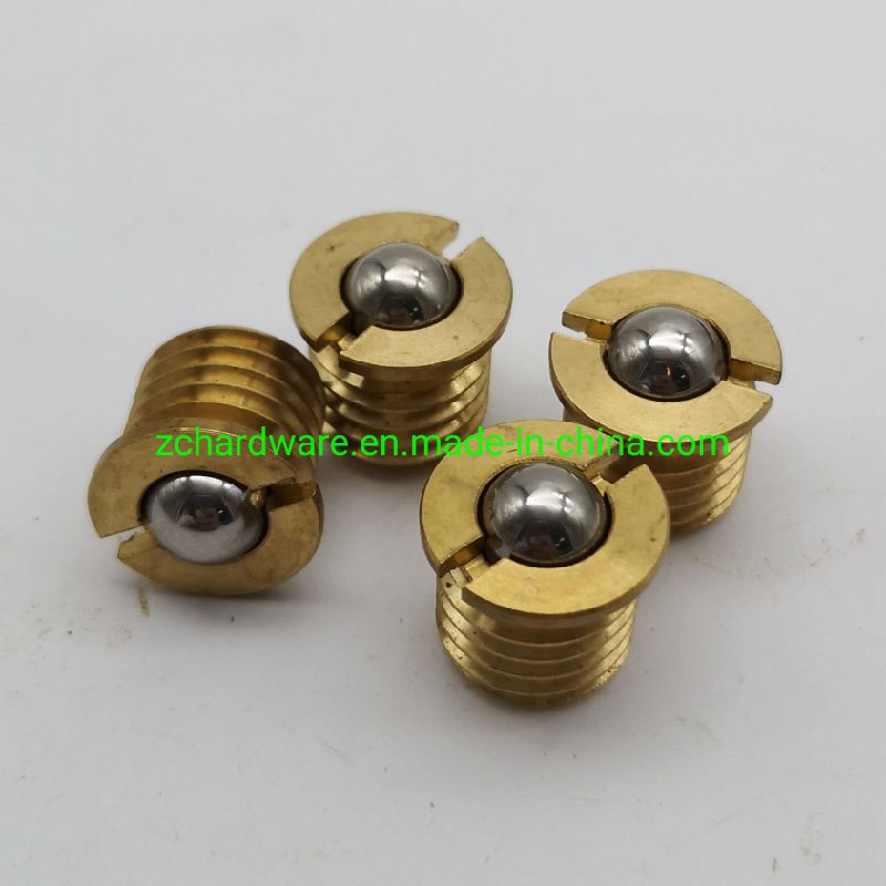 M8 7mm Stainless Steel Threaded Flanged Ball Spring Plunger