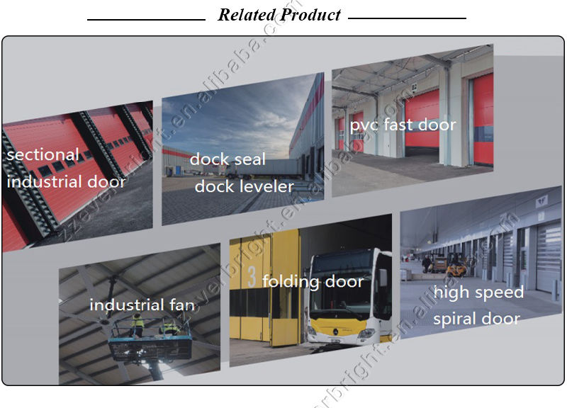 Automatic Industrial Self Repairable Soft Curtain Roll up PVC Fast Door