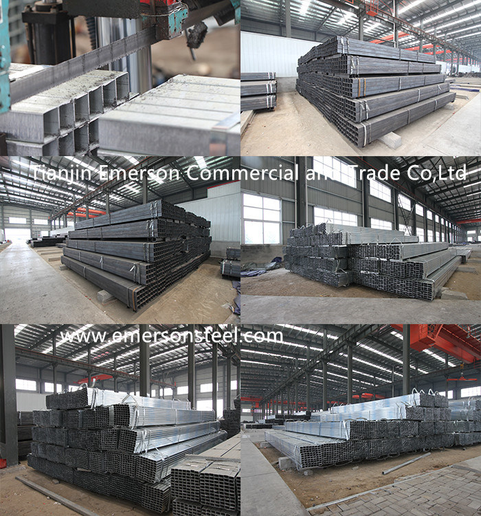 Mild Steel Pipe Square/Rectangular Hollow Section/ Tube for Construction