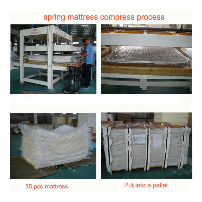 Pillow Top Mattress- Vacuum Compressed Mattress-Spring Mattress-Bed Mattress-Mattress