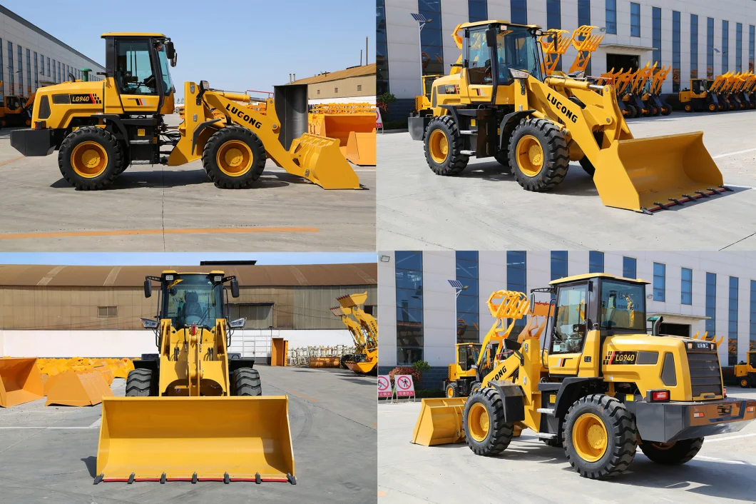 Lugong Front Wheel Loader LG940 Front End Wheel Loader