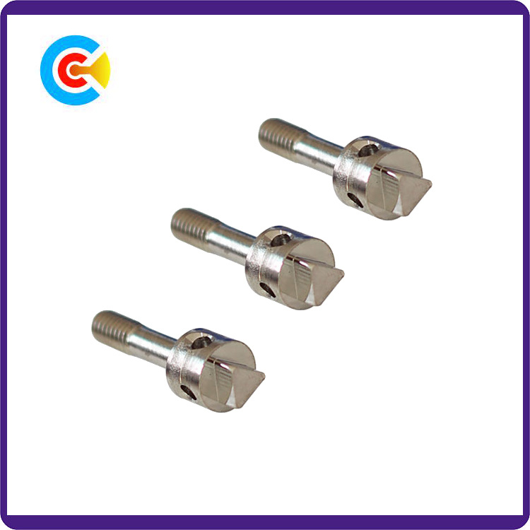 DIN/ANSI/BS/JIS Stainless-Steel 4.8/8.8/10.9 Galvanized Triangle Head Shrink Bar Lead Screw