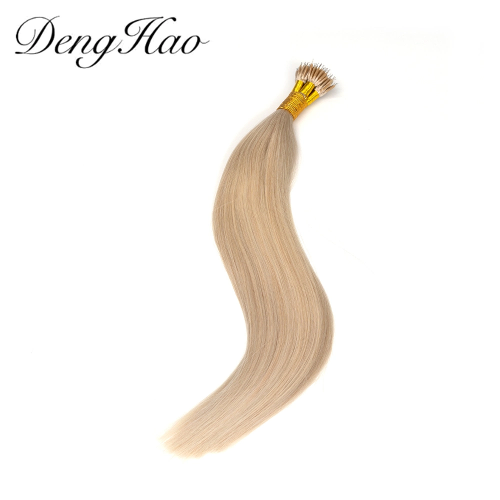 Double Drawn Full and Thick Ends Hair Factory Price Nano Ring Remy Hair Extension