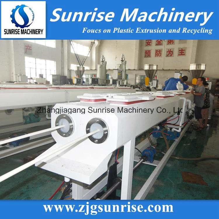 Rigid Plastic PVC Water Pipe Electric Conduit Pipe Extrusion Machine