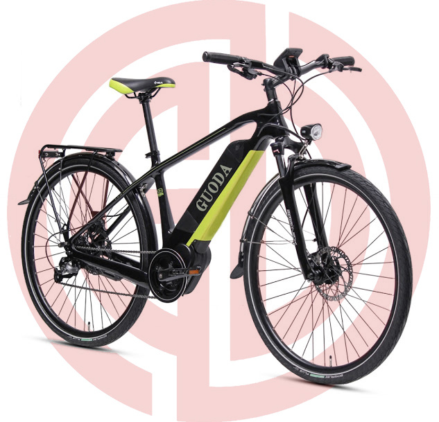 Carbon Fiber Frame Suspension Electric Mountain Bike/Bicycle