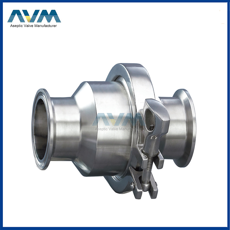 Food Grade Stainless Steel 304 316L Spring Sanitary Clamp Check Valve