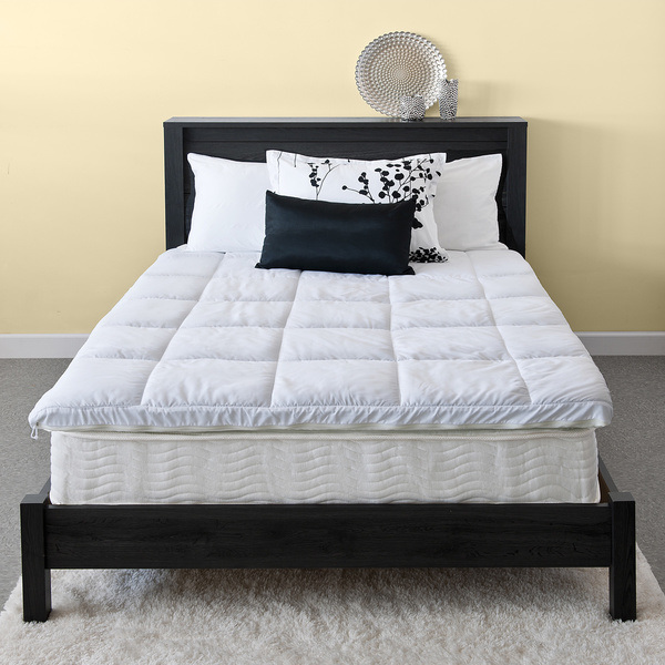 Goose Feather Filling Dual Removable Mattress Topper