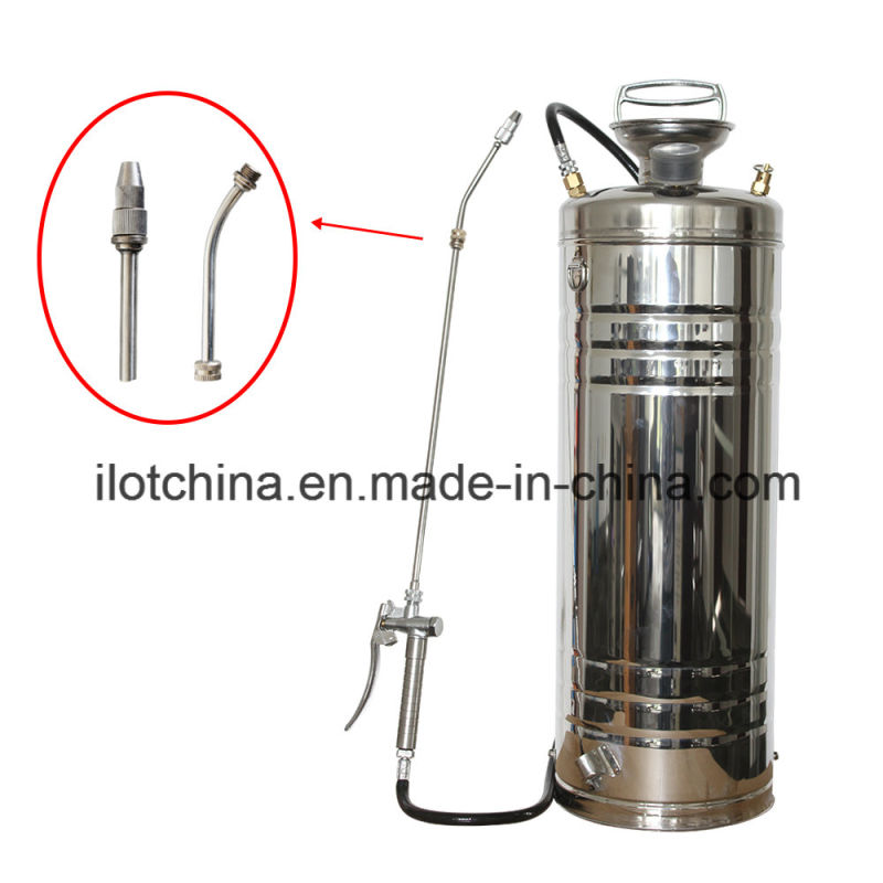 Ilot 14L Stainless High Pressure Compression Sprayer with Pressure Gauge