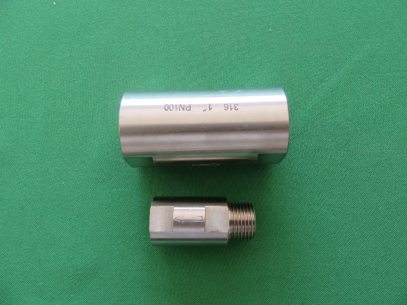 Spring Check Valve-FF Made by Bar