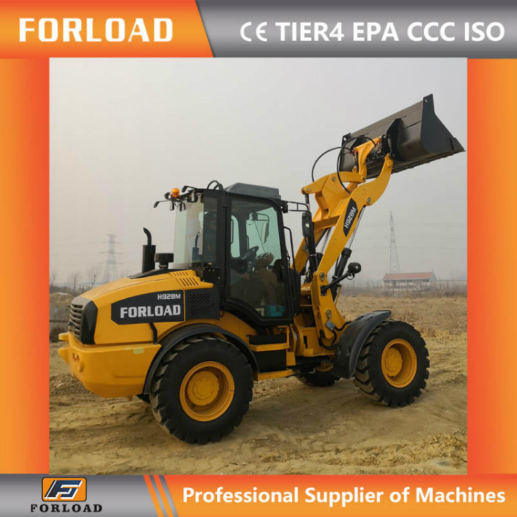 Forload H928m Mini Wheel Loader, Small Wheel Loader, 2tons 3tons Front End Wheel Loader with Ce