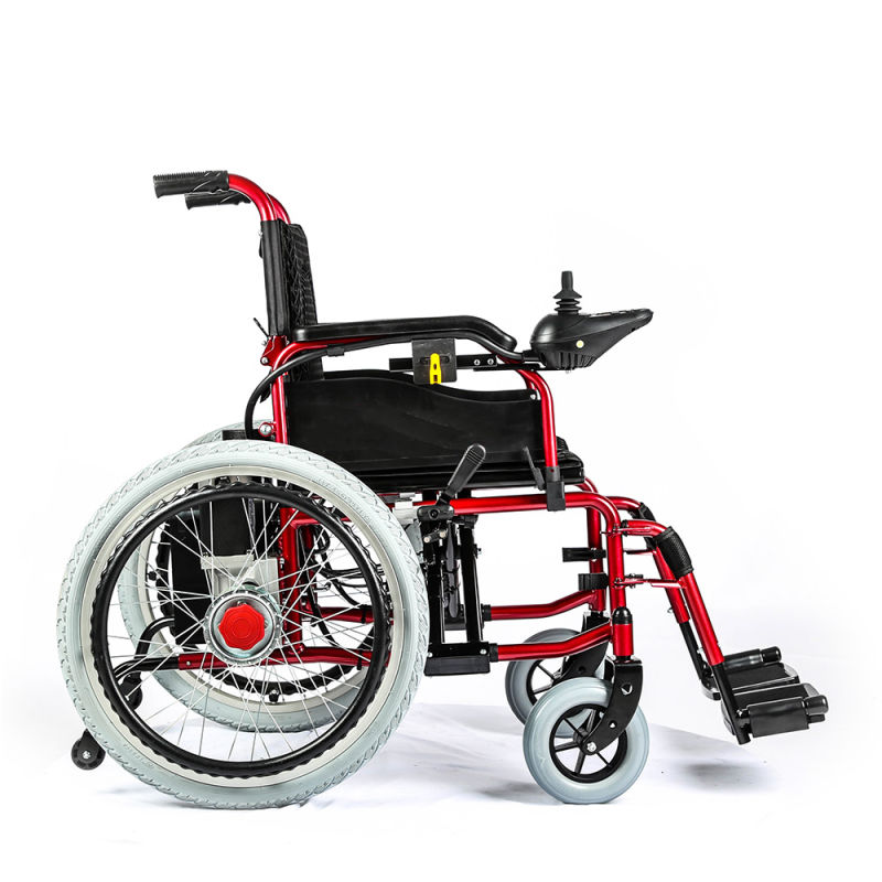 Health Products Aluminum Handicapped Folding Electric Wheelchair for Elderly