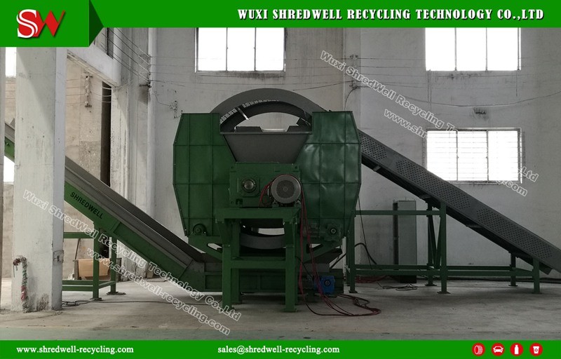 Big Capacity Double Shaft Shredder to Recycle Complete Waste Car/Truck Tires