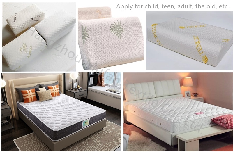 Mattress Ticking Soft 100% Polyester Knitted Jacquard Fabric for Pillow and Mattress