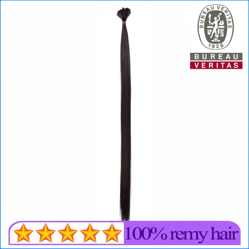 Keratin Hair Extension 18 Inch Brazilian Virgin Silky Straight Colorful Flat Tip Hair Extension