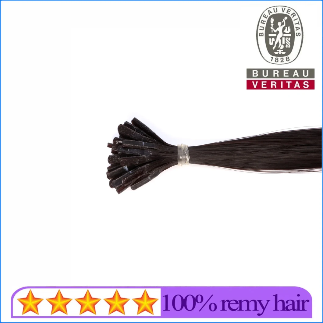 Keratin Hair Extension 18 Inch Brazilian Virgin Silky Straight Colorful Flat Tip Hair Extension