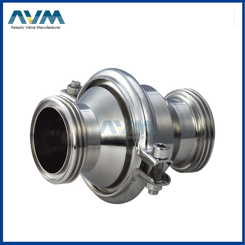 Stainless Steel Food Industry Hygienic Spring Sanitary Check Valve