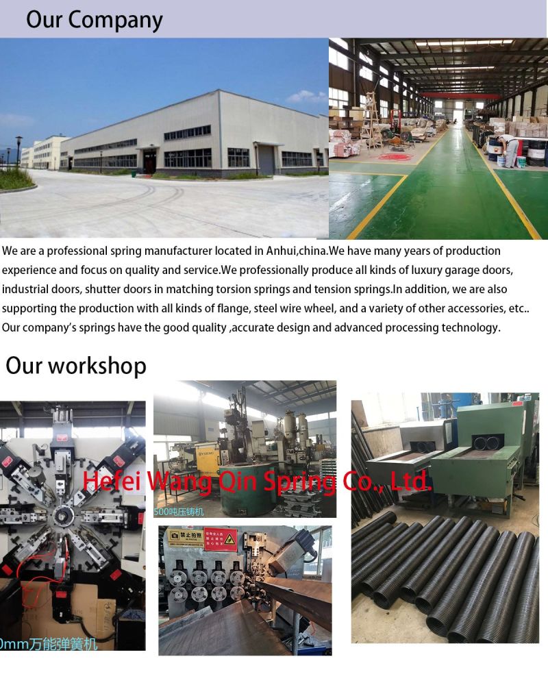 Manufacture Industrial/Commercial Roller Shutter Garage Door Torsion Spring
