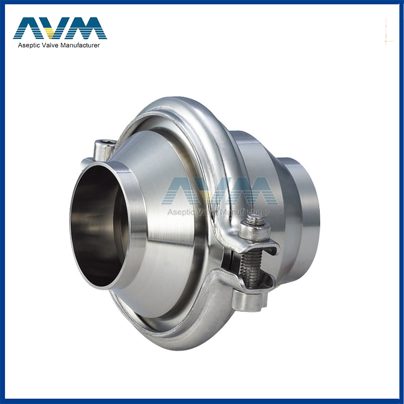 304 316L Food Grade Stainless Steel Spring Sanitary Clamp Check Valve