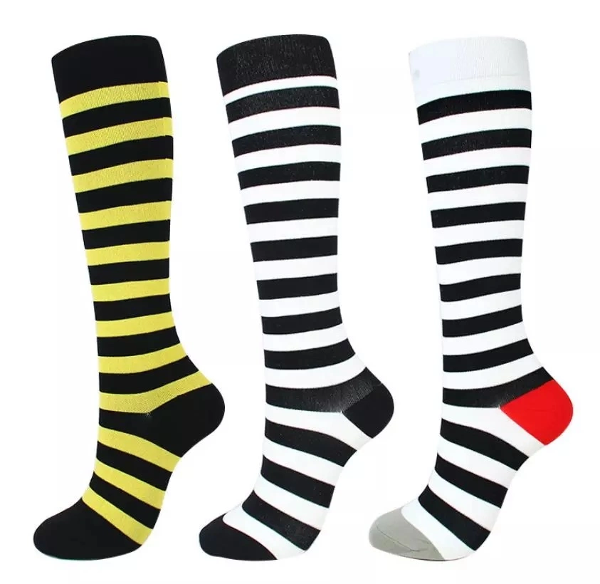 High Quality Knee High Compression Socks Fancy Style Sports Athletic Sock Unisex Custom Compression Socks