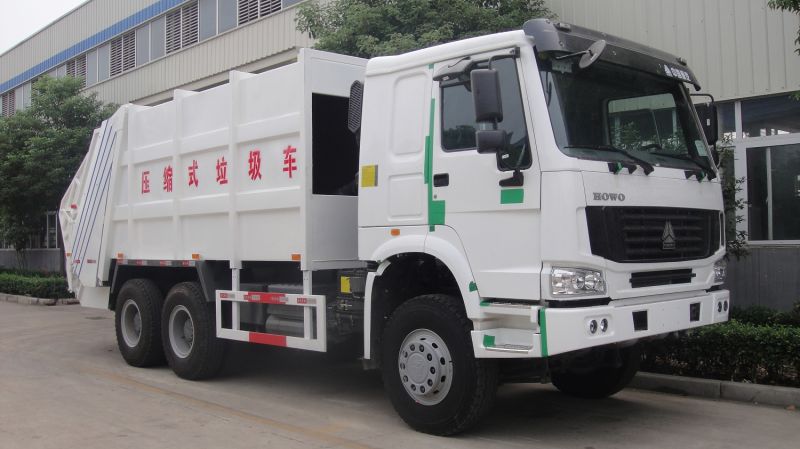 HOWO 6-Wheels 8 Tons Garbage Truck 12cbm Compression Garbage Truck