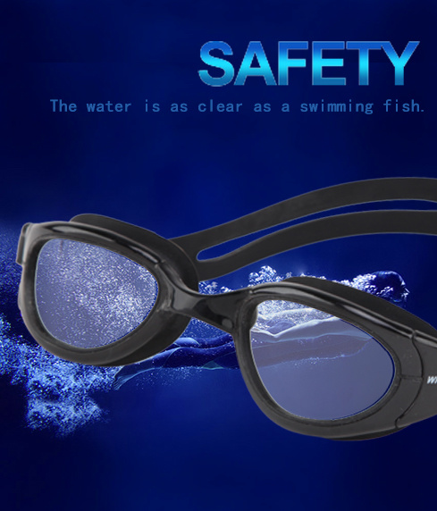 High Crystal Professional Racing Silicone Swimming Goggle