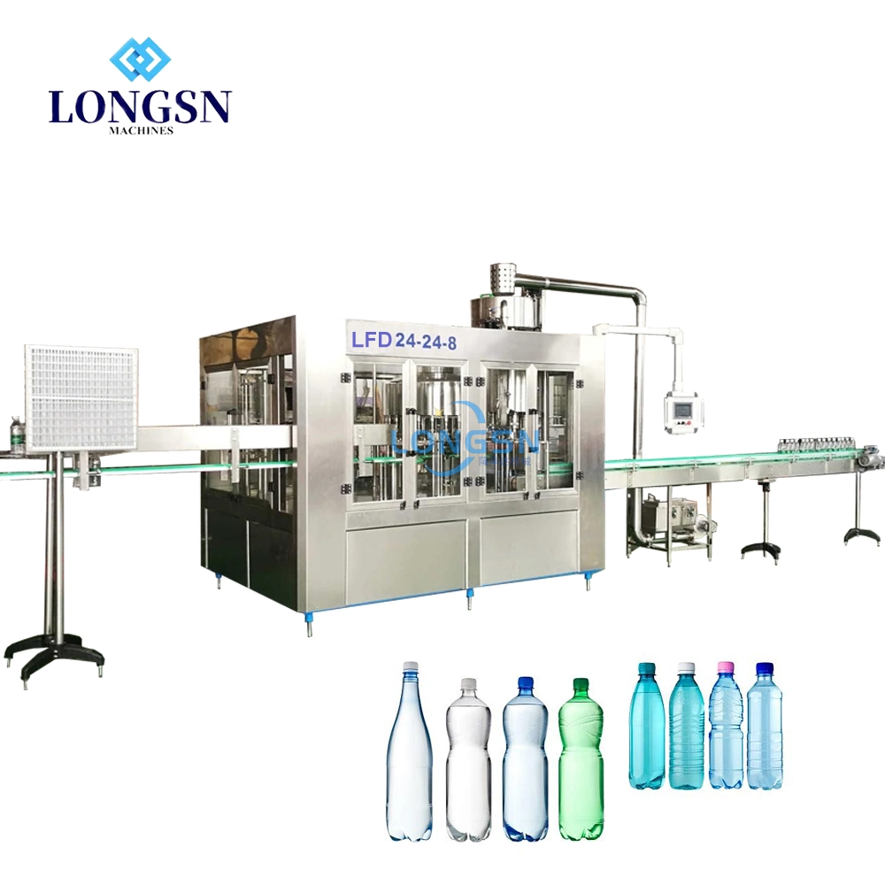 Cheap Industrial Powder Plastic Mineral Natural Spring Water Bottle Packing Producing Machine